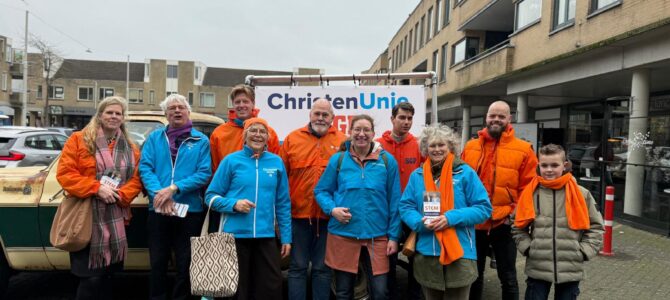 Campagne ChristenUnie-SGP Westland van start Campagne ChristenUnie-SGP Westland van start